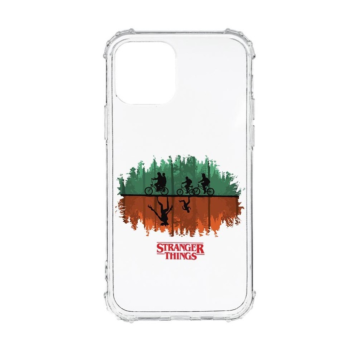 Husa Anti Shock, Compatibila Cu Apple iPhone 13, Stranger Things, Silicon Premium, Rezistenta, AS279
