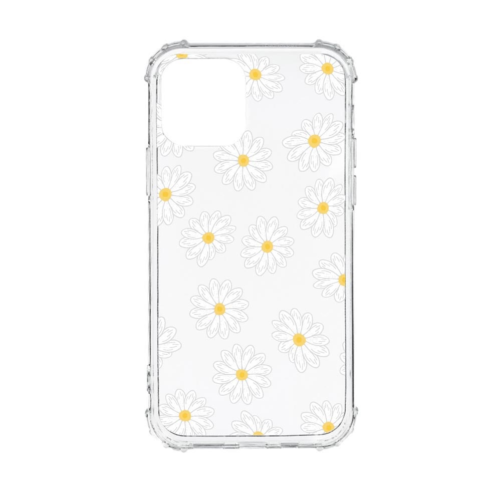 Husa Anti Shock, Compatibila Cu Apple iPhone 13, Happy Flowers, Silicon Premium, Rezistenta, AS513
