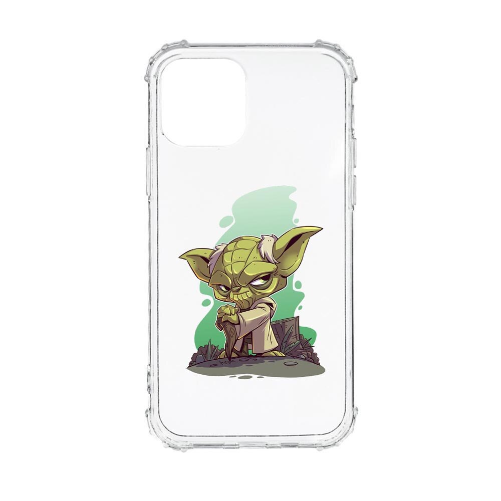Husa Anti Shock, Compatibila Cu Apple iPhone 13 Pro Max, Star Wars - Yoda, Silicon Premium, Rezistenta, AS403