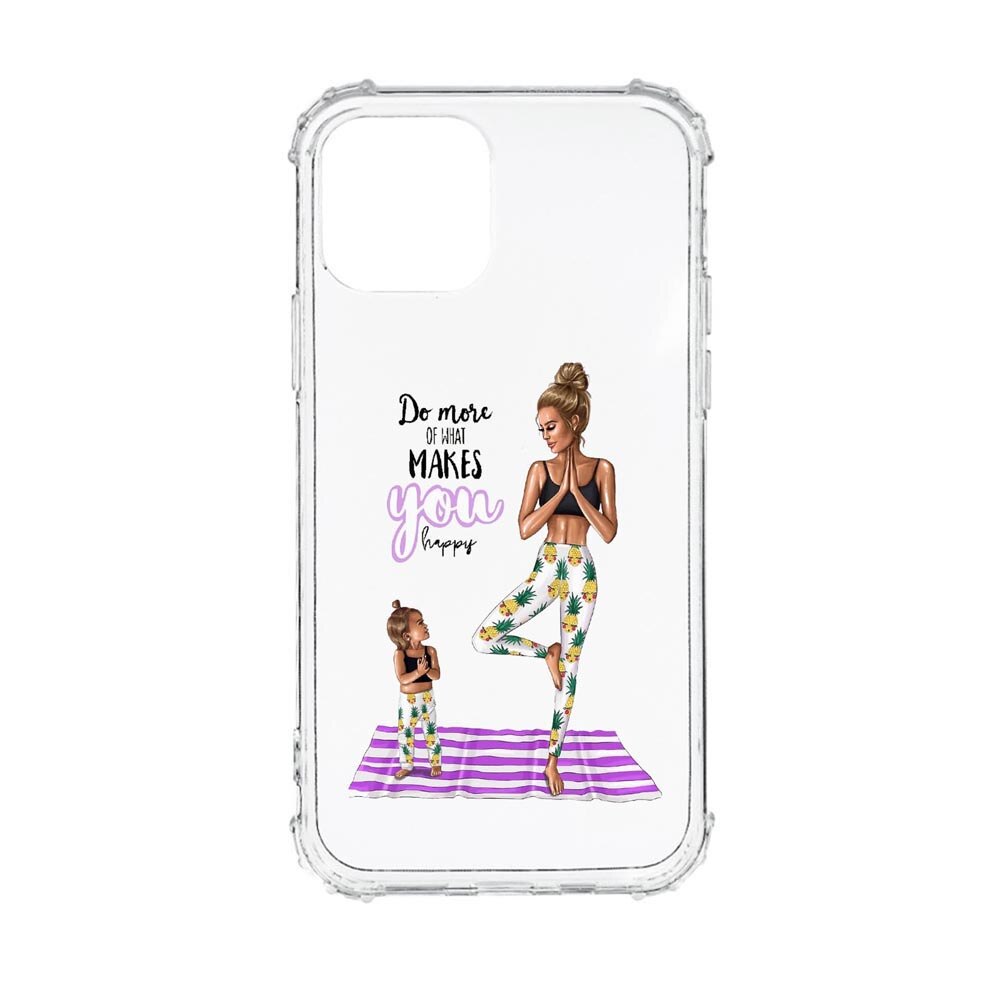 Husa Anti Shock, Compatibila Cu Apple iPhone 13 Pro Max, Girl Mom, Silicon Premium, Rezistenta, AS560