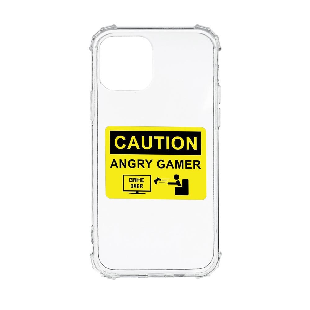 Husa Anti Shock, Compatibila Cu Apple iPhone 13 Pro Max, Gamer - Angry Gamer, Silicon Premium, Rezistenta, AS673