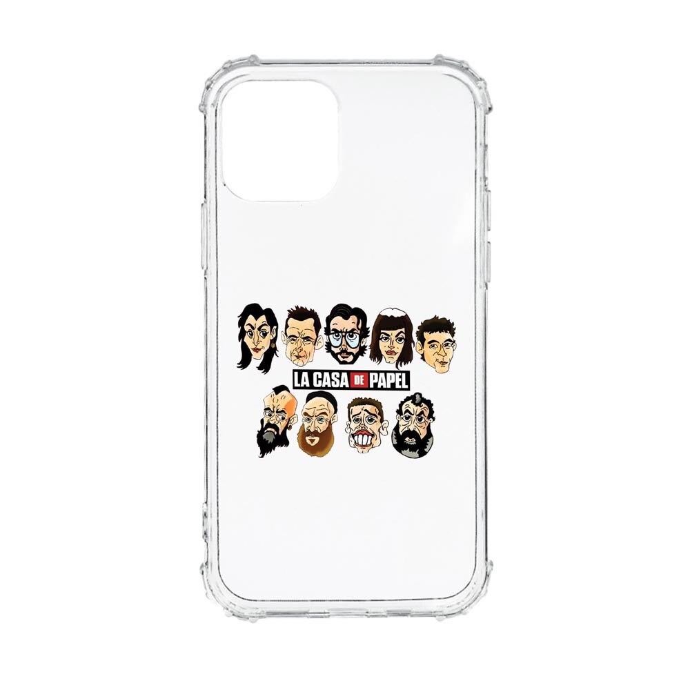 Husa Anti Shock, Compatibila Cu Apple iPhone 13 Mini, La Casa De Papel, Silicon Premium, Rezistenta, AS713