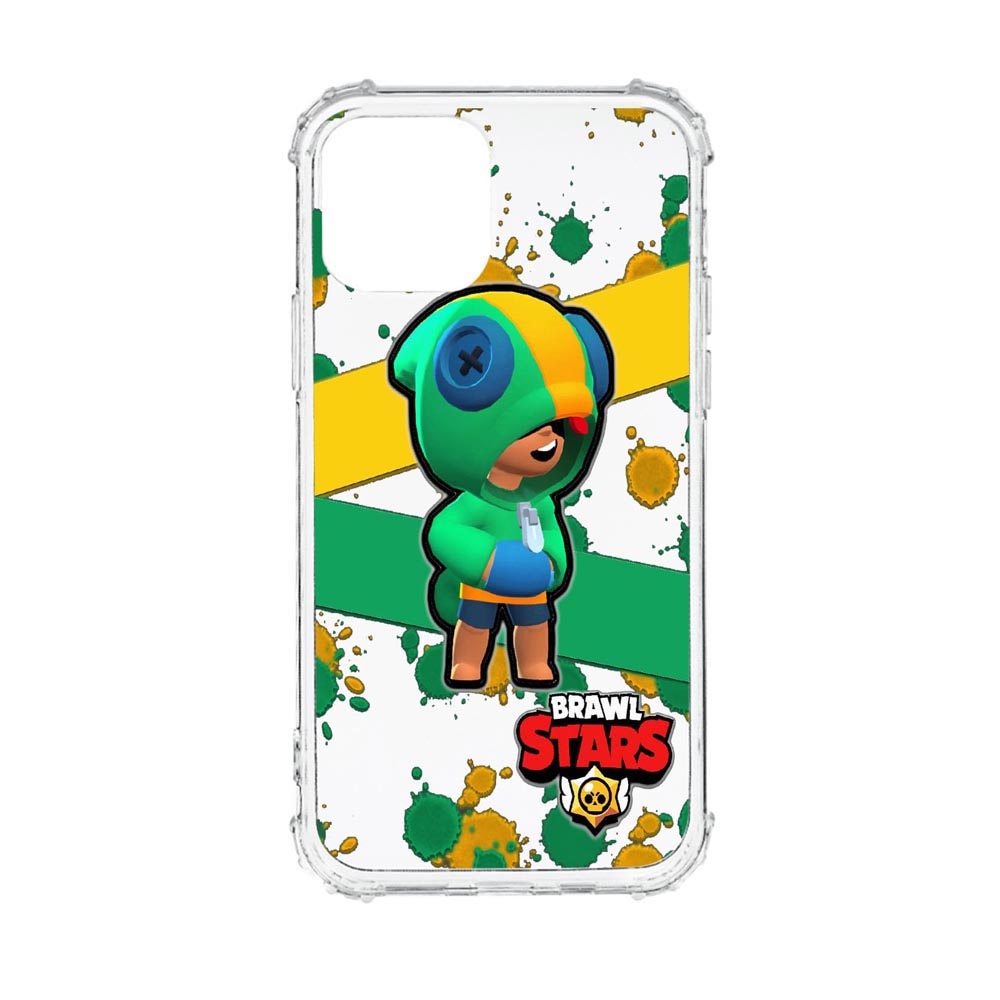 Husa Anti Shock, Compatibila Cu Apple iPhone 13 Pro Max, Brawl Stars Leon, Silicon Premium, Rezistenta, AS647