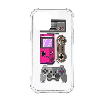 Husa Anti Shock, Compatibila Cu Apple iPhone 13 Pro Max, Gamer - Xbox - Nintendo, Silicon Premium, Rezistenta, AS670 Husa Anti Shock, Compatibila Cu Apple iPhone 13 Pro Max, Gamer - Xbox - Nintendo, Silicon Premium, Rezistenta, AS670