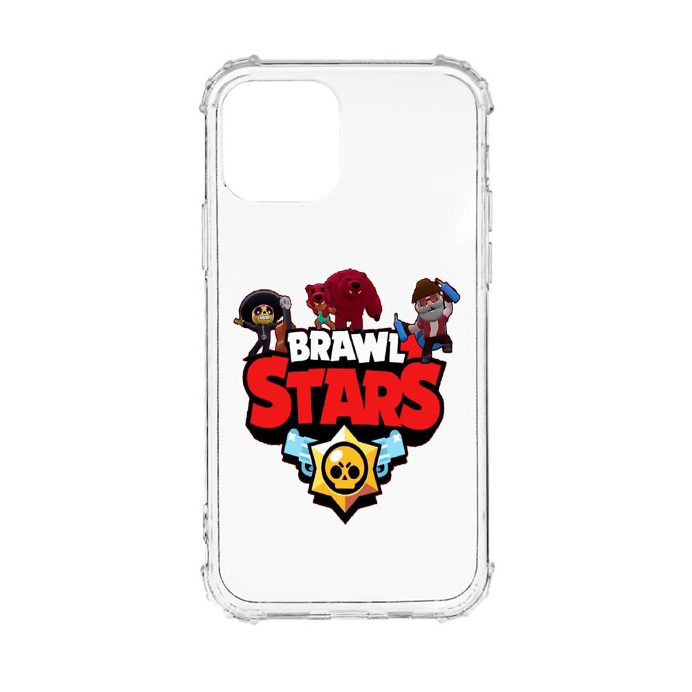 Husa Anti Shock, Compatibila Cu Apple iPhone 13 Mini, Brawl Stars, Silicon Premium, Rezistenta, AS651