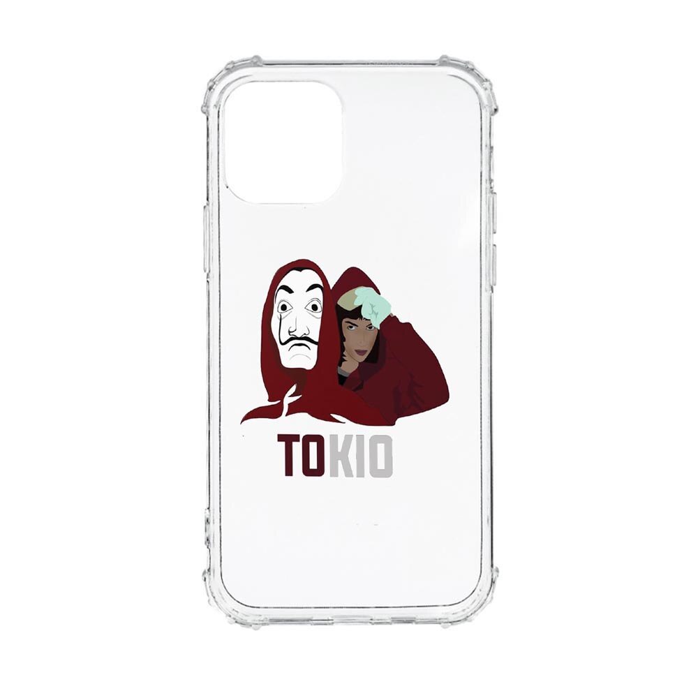 Husa Anti Shock, Compatibila Cu Apple iPhone 13, La Casa De Papel, Silicon Premium, Rezistenta, AS710