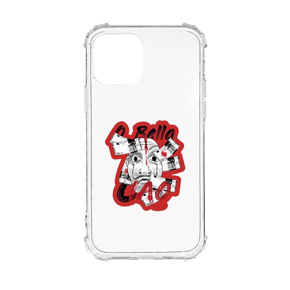 Husa Anti Shock, Compatibila Cu Apple iPhone 13 Pro Max, La Casa De Papel, Silicon Premium, Rezistenta, AS716