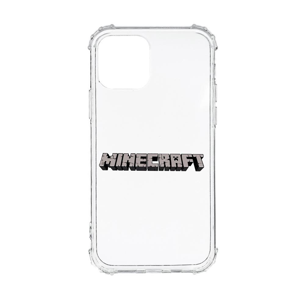 Husa Anti Shock, Compatibila Cu Apple iPhone 13 Pro Max, Minecraft, Silicon Premium, Rezistenta, AS729