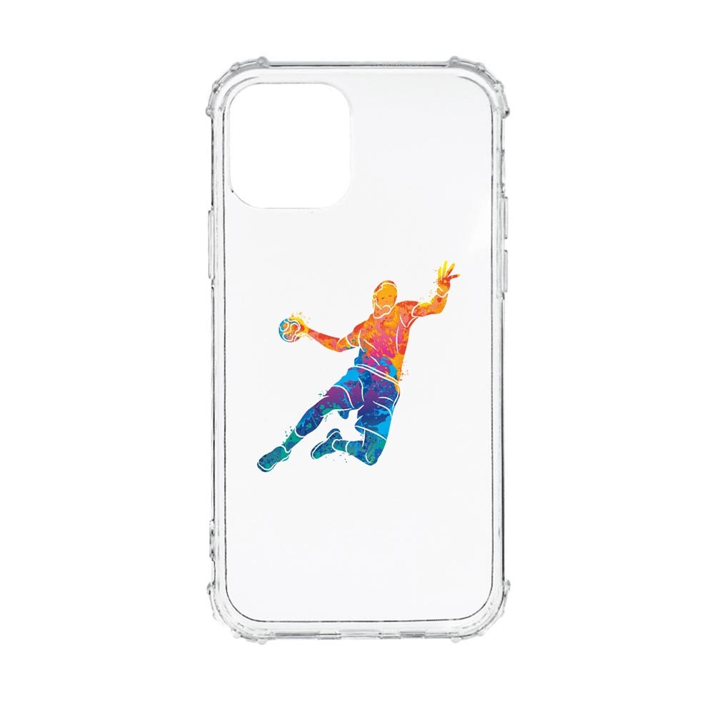 Husa Anti Shock, Compatibila Cu Apple iPhone 13 Pro Max, Handball Colorful, Silicon Premium, Rezistenta, AS800