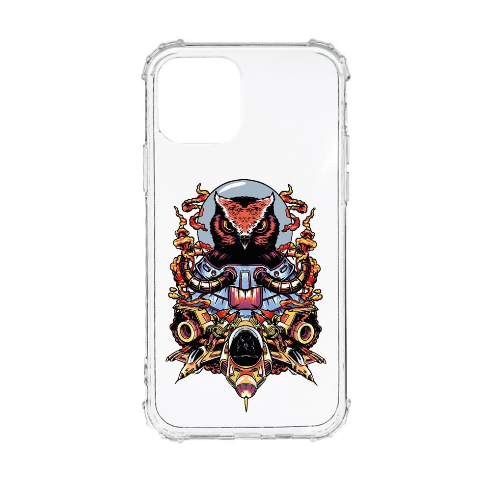 Husa Anti Shock, Compatibila Cu Apple iPhone 13, Astronaut Owl, Silicon Premium, Rezistenta, AS817