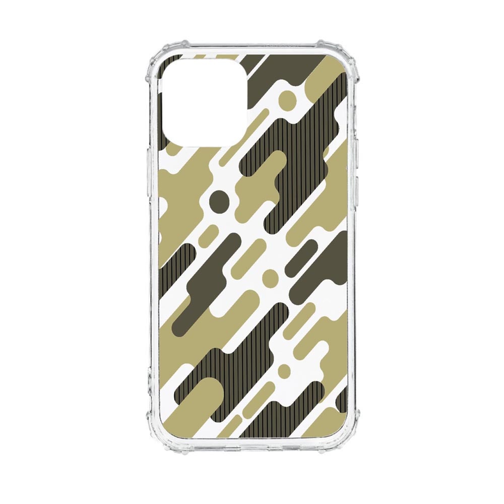 Husa Anti Shock, Compatibila Cu Apple iPhone 13 Pro, Camouflage, Silicon Premium, Rezistenta, AS811