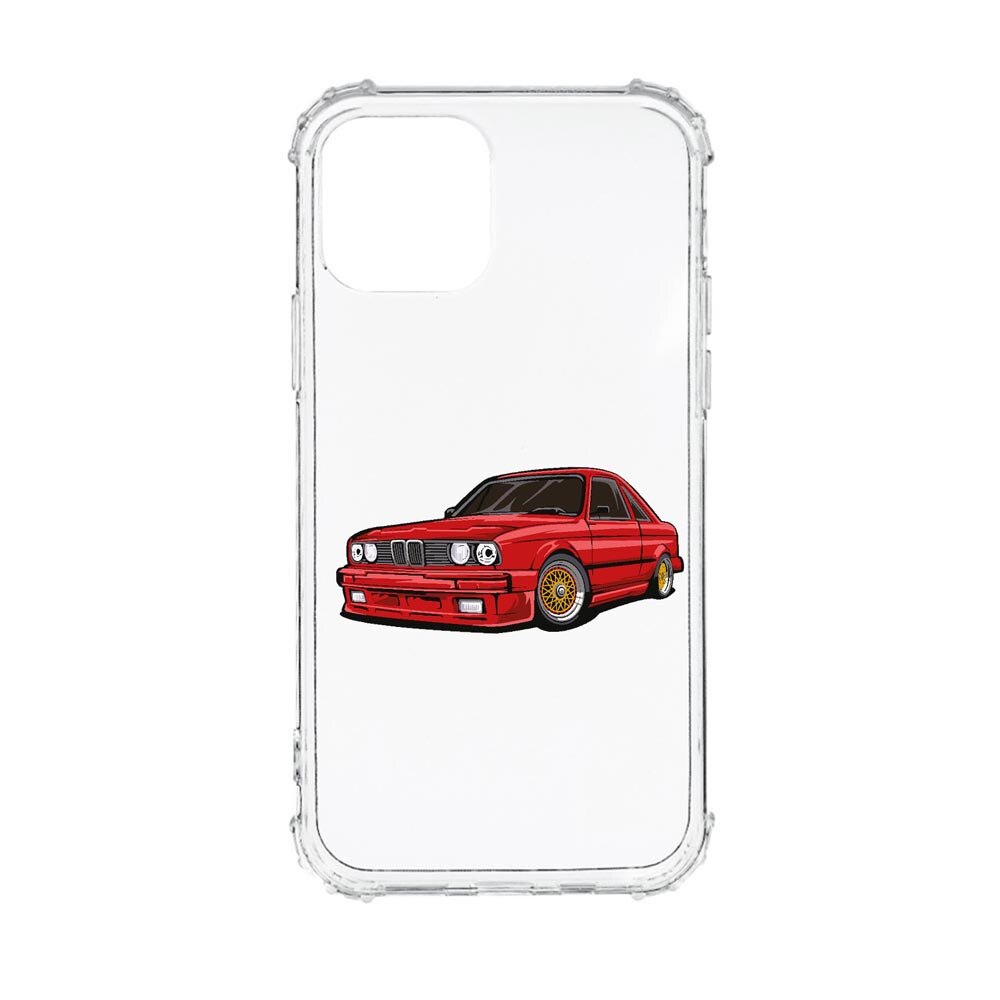 Husa Anti Shock, Compatibila Cu Apple iPhone 13 Mini, Old Car, Silicon Premium, Rezistenta, AS829