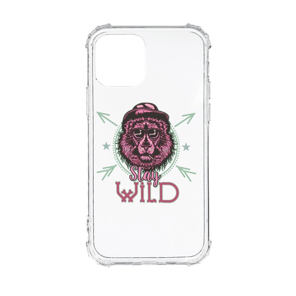 Husa Anti Shock, Compatibila Cu Apple iPhone 13, Stay Wild, Silicon Premium, Rezistenta, AS832
