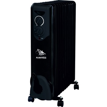 Calorifer Albatros RB-11T, 11 elementi, 2500 W, Negru Calorifer Albatros RB-11T, 11 elementi, 2500 W, Negru