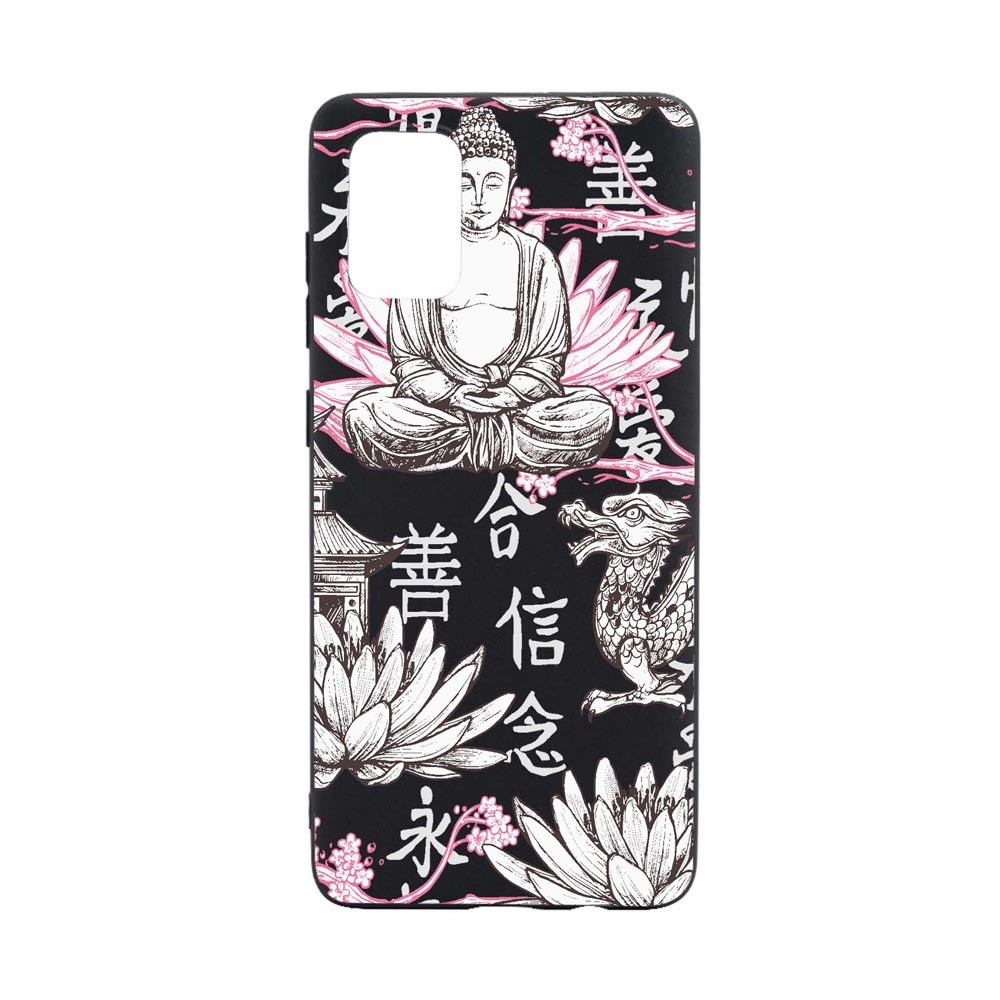 Husa Silicon Compatibila cu Xiaomi Poco M3, Buddha, rezistenta la uzura, anti-alunecare, B768