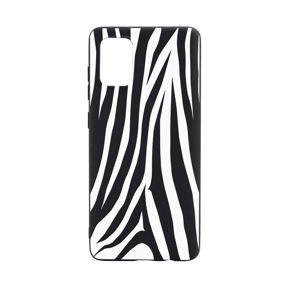 Husa Silicon Compatibila cu Oppo A54 5G, Zebra, rezistenta la uzura, anti-alunecare, B785