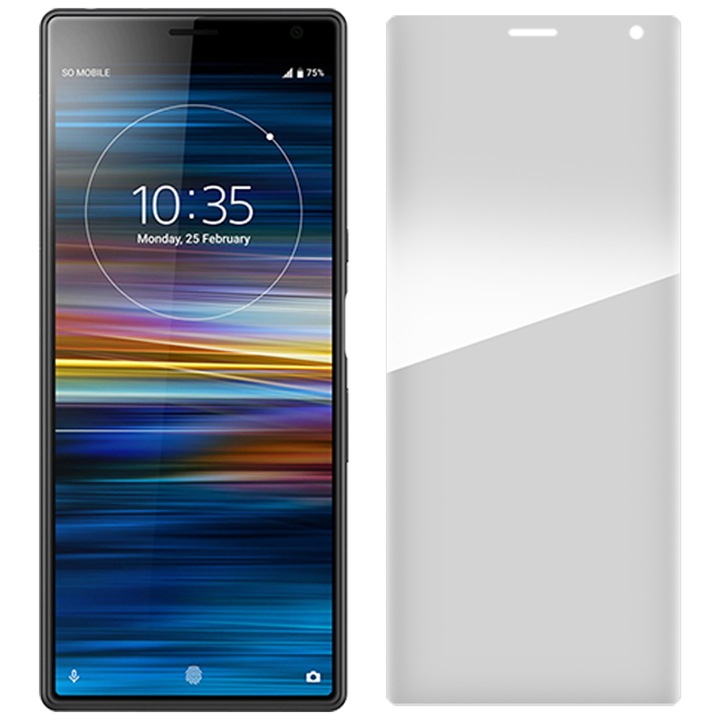 Фолио SILKASE за Sony Xperia 10 Plus, защита на екрана, възобновяем силикон