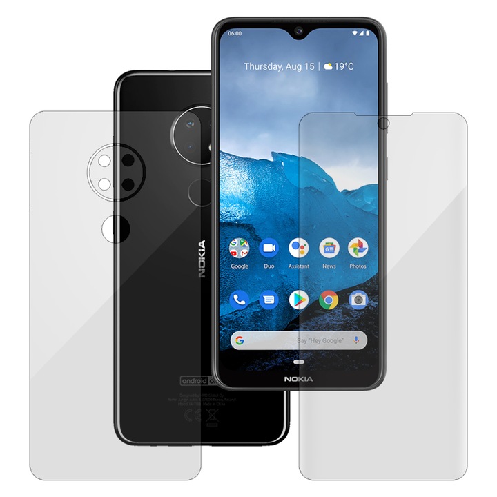 Комплект 2 броя фолиа SILKASE за Nokia 6.2, защита на телефона, подновяем силикон
