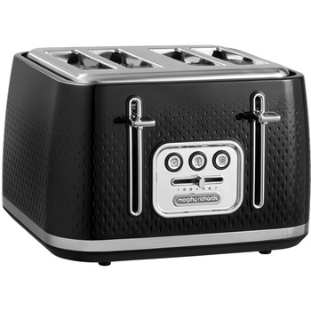 Prajitor de paine Morphy Richards Verve 243010,800 W,7 Setari,4 felii, Alb Prajitor de paine Morphy Richards Verve 243010,800 W,7 Setari,4 felii, Alb