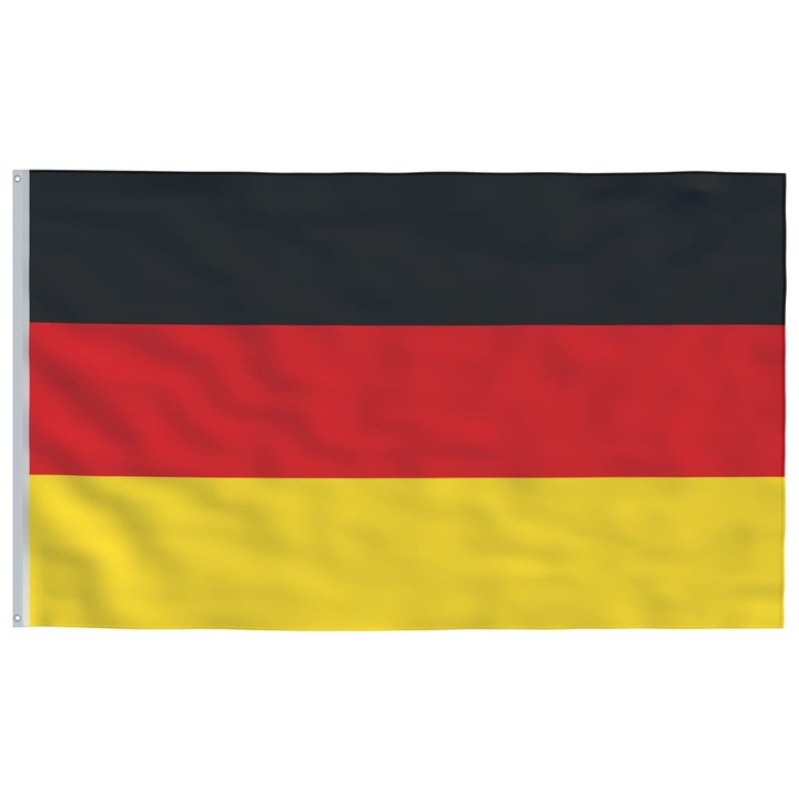 Флаг на Германия и алуминиев стълб vidaXL, 6,23 м