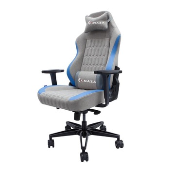 Scaun gaming Inaza Gunner gri cu albastru Scaun gaming Inaza Gunner gri cu albastru
