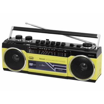 Radiocasetofon portabil RR 501 BT FM, Bluetooth, MP3, USB, galben Radiocasetofon portabil RR 501 BT FM, Bluetooth, MP3, USB, galben