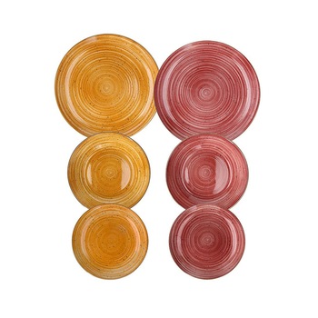 Set Farfurii 18 piese , Tognana , Macis , portelan Set Farfurii 18 piese , Tognana , Macis , portelan