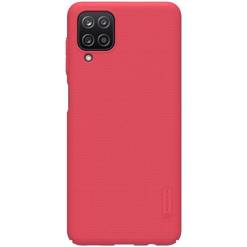 Husa Nillkin, Frosted Shield Samsung Galaxy A12, Rosu