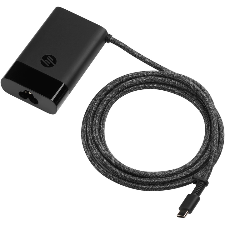 Зарядно устройство HP 65W, USB-C щепсел, 20V 3.0A, 15V 4.0A, 12V 5A, 9V 3A, 5V 3A, USB-A 5V 1.0A