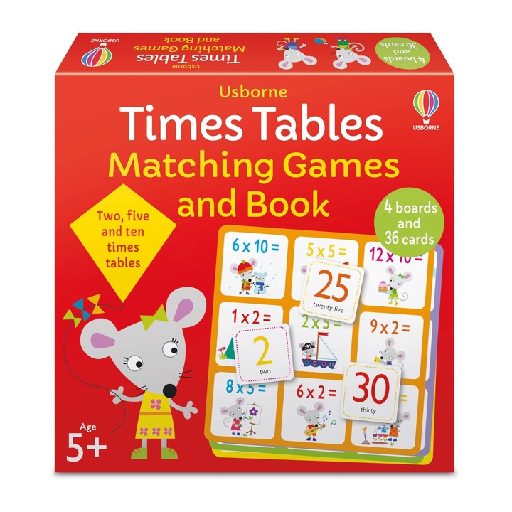 Times Tables Matching Games and Book angol nyelvű könyv