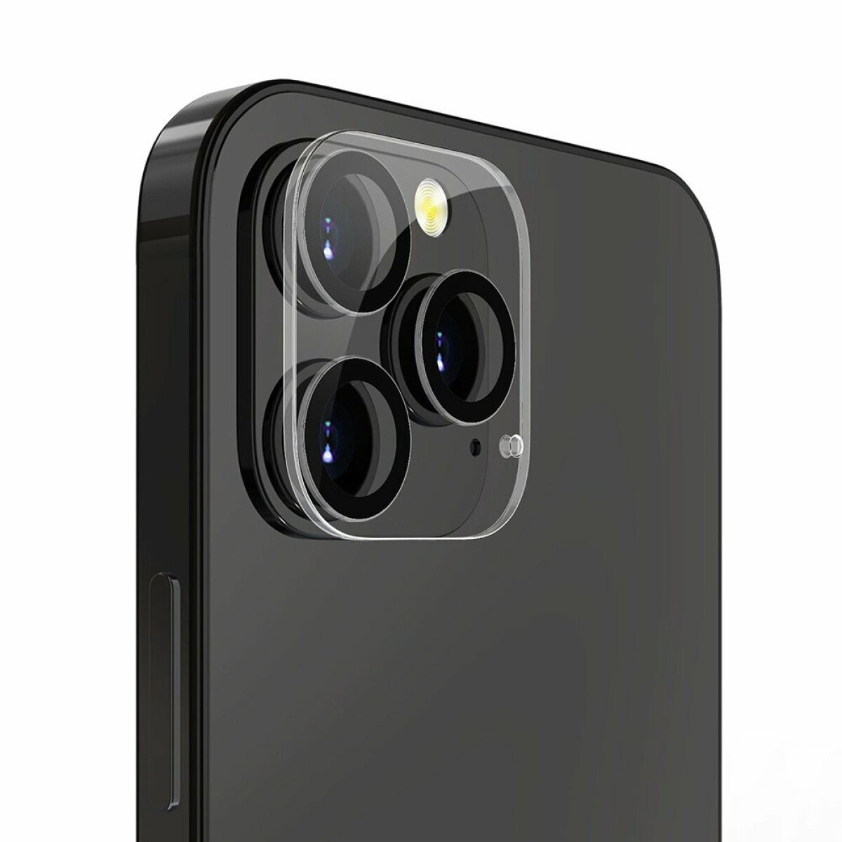 Folie de sticla Lito S+ pentru camera iPhone 12 Pro - Black