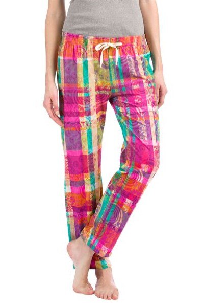 Pantaloni lungi de pijamale, Desigual-Trousers Squares Happy, Multicolor, L-XL
