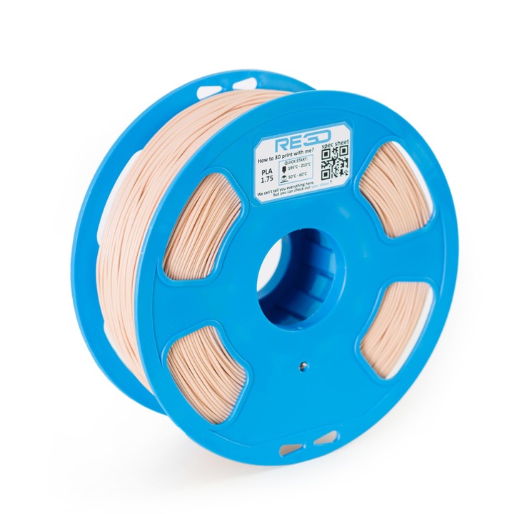Filament 3D PLA, RE3D, Nude