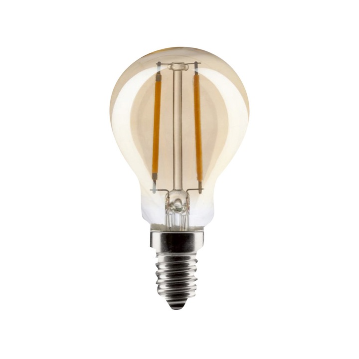 Led лампа Lightex, FILAMENT, димируема 5W, 220V, E14 P45, Gold, 2200K