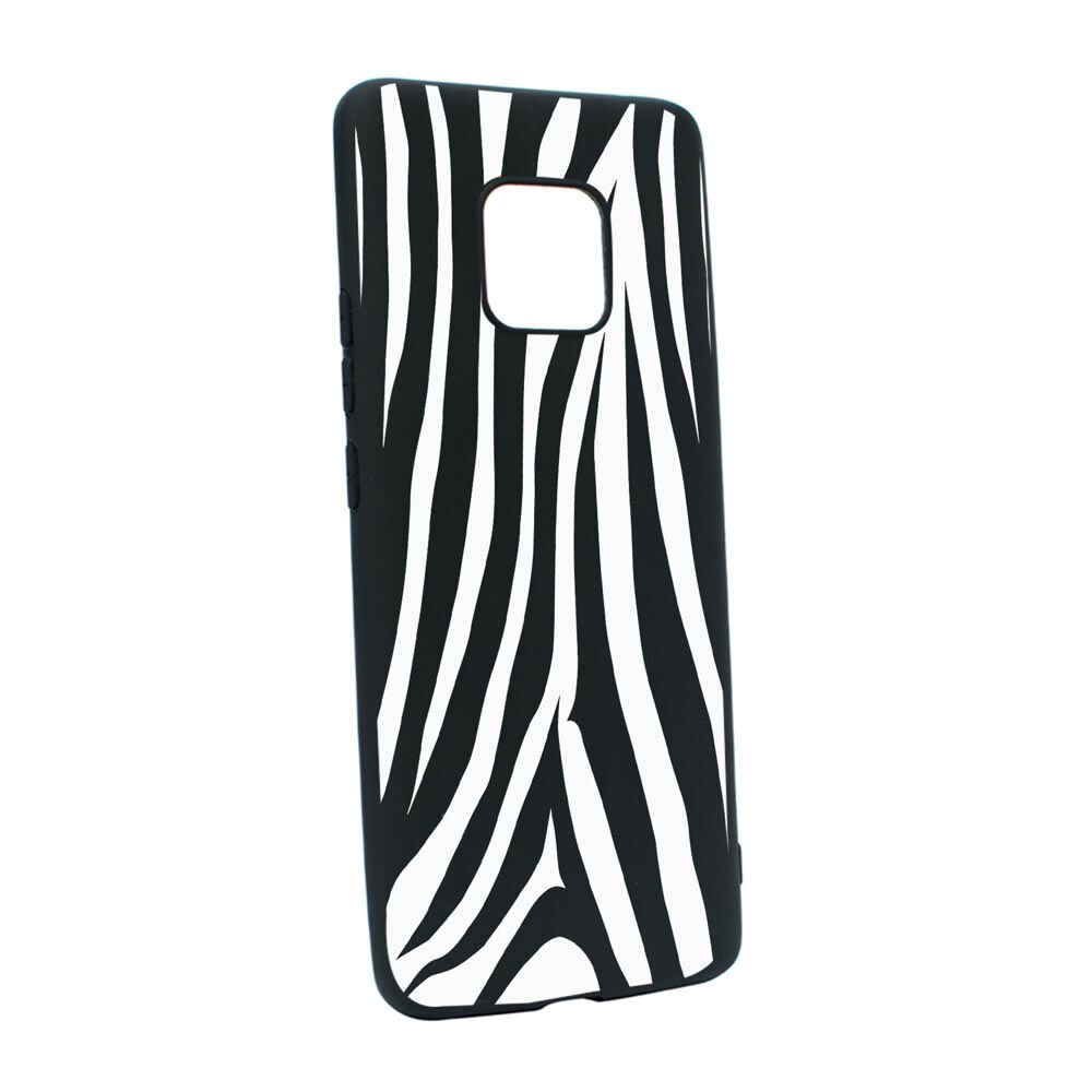Husa Silicon Compatibila cu Motorola Moto E7 Plus, Zebra, rezistenta la uzura, anti-alunecare, B785
