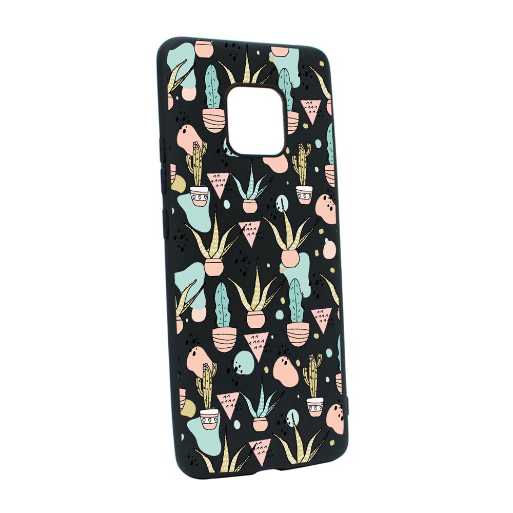 Husa Silicon Compatibila cu Motorola Moto E7 Plus, Cactus, rezistenta la uzura, anti-alunecare, B774
