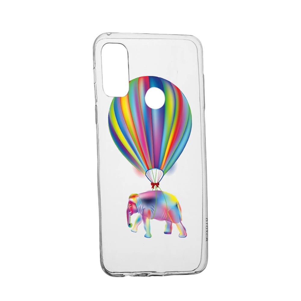 Husa Silicon Compatibila cu Motorola Moto G50, Rainbow Elefant, rezistenta la uzura, anti-alunecare, 767