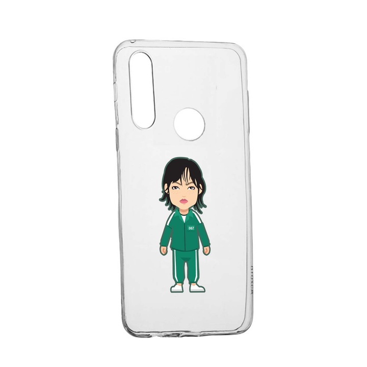 Husa Silicon Compatibila Cu Huawei P40 Lite E, Squid Game - Gamer 067, rezistenta la uzura, anti-alunecare, 840