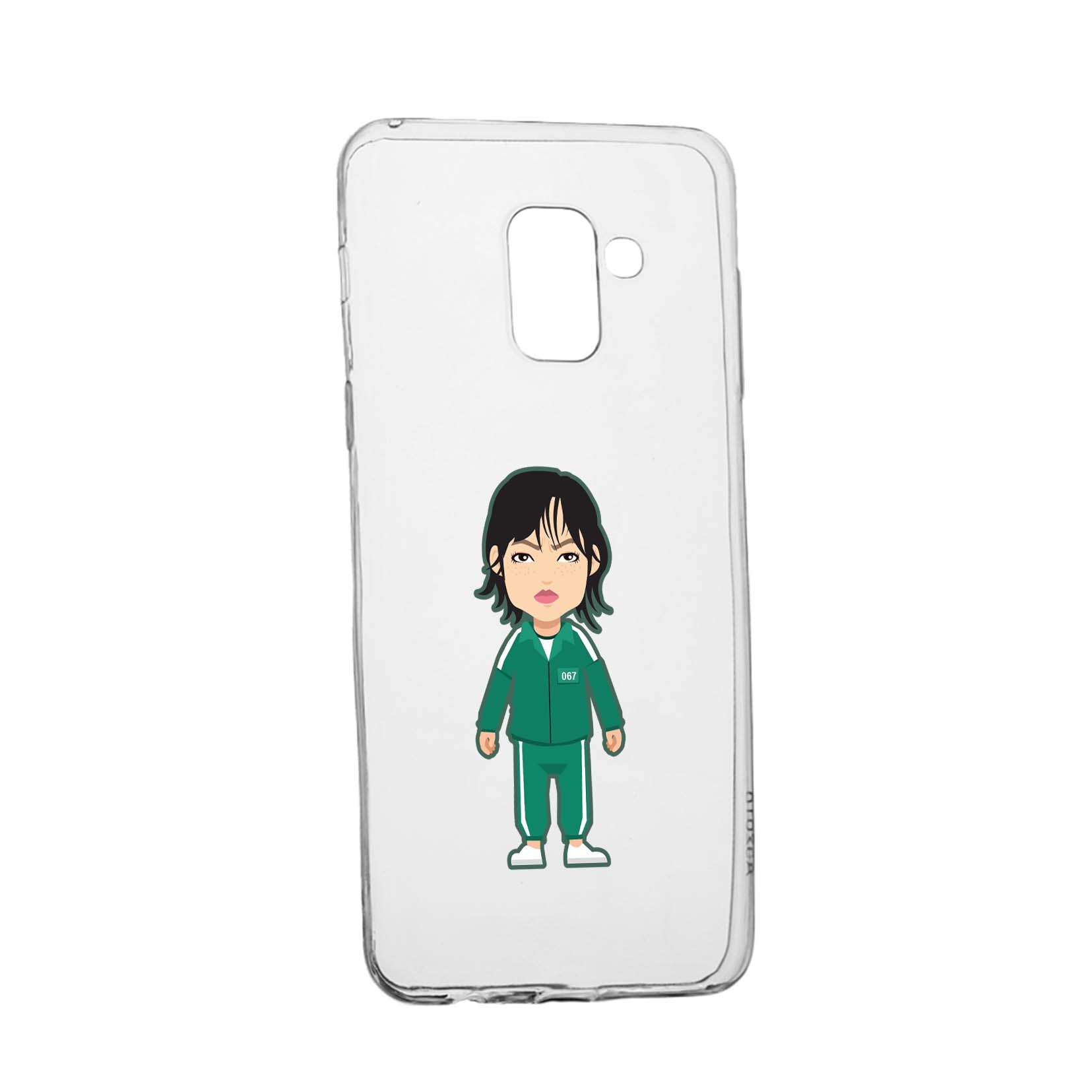 Husa Silicon Compatibila Cu Samsung Galaxy A6 2018, Squid Game - Gamer 067, rezistenta la uzura, anti-alunecare, 840