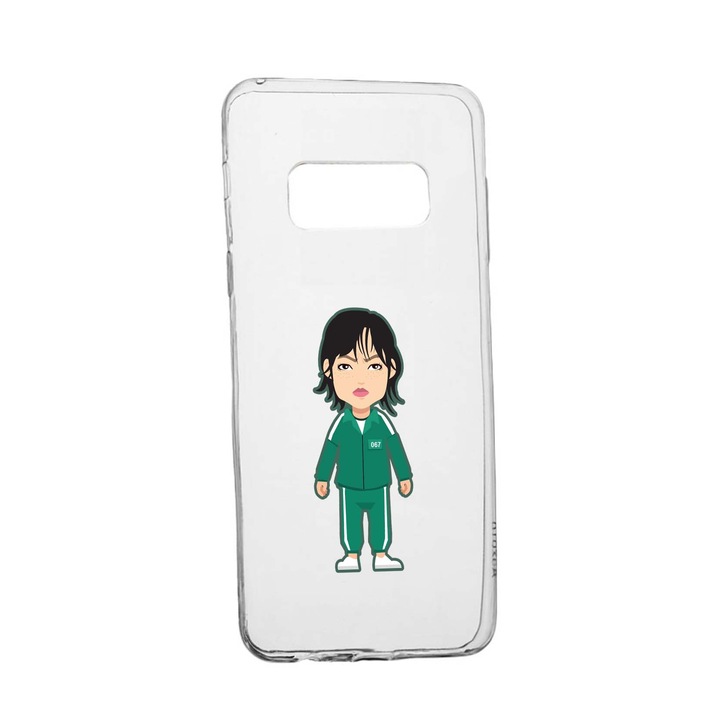 Husa Silicon Compatibila Cu Samsung Galaxy Note 9, Squid Game - Gamer 067, rezistenta la uzura, anti-alunecare, 840