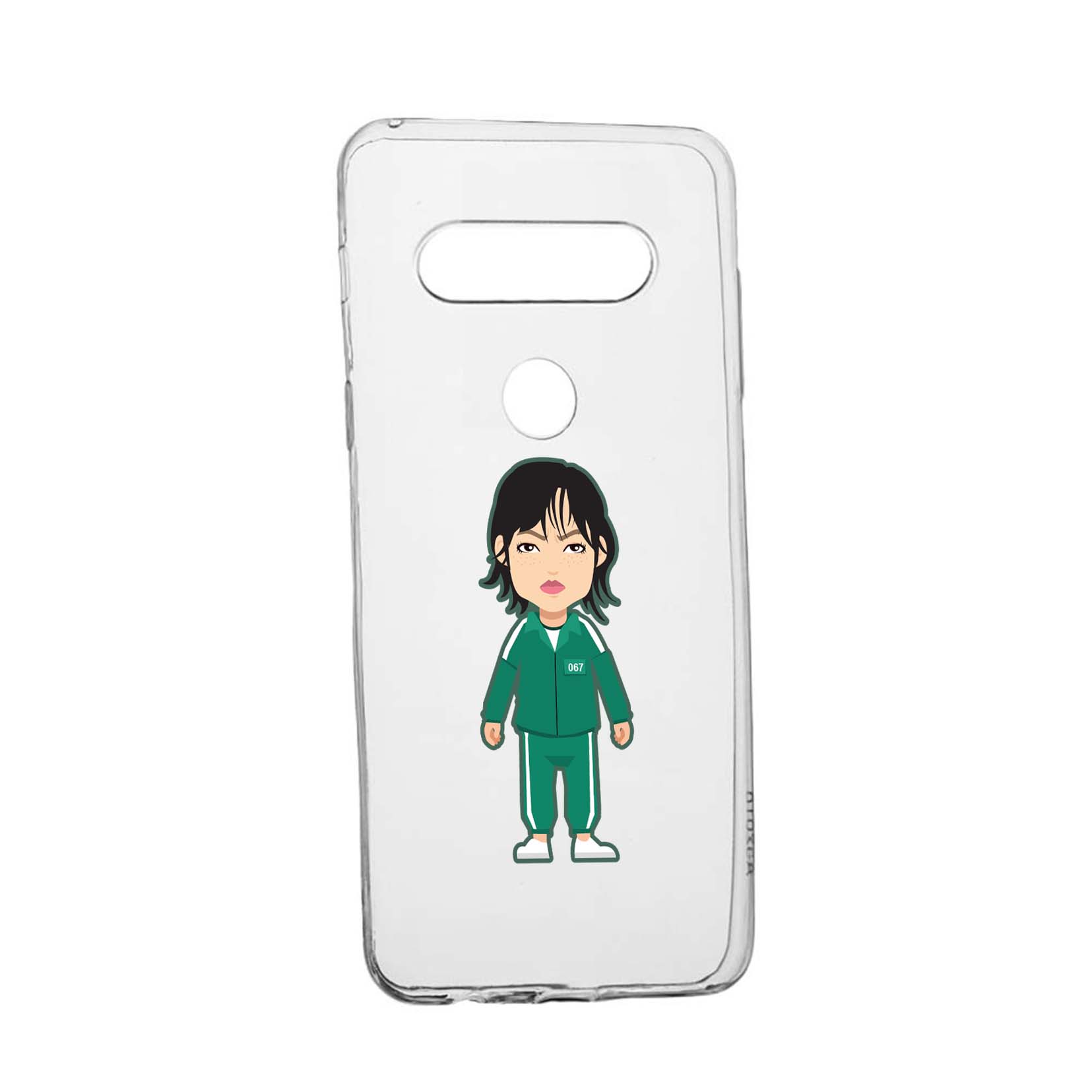 Husa Silicon Compatibila Cu LG K40S, Squid Game - Gamer 067, rezistenta la uzura, anti-alunecare, 840