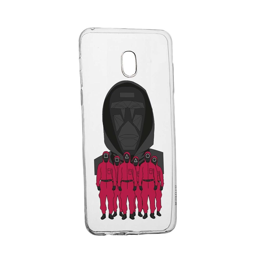 Husa Silicon Compatibila Cu Samsung Galaxy J5 2017, Squid Game - Front Man And Soldier, rezistenta la uzura, anti-alunecare, 841