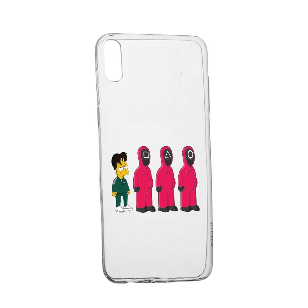 Husa Silicon Compatibila Cu Samsung Galaxy M02, Squid Game - Simpson, rezistenta la uzura, anti-alunecare, 842