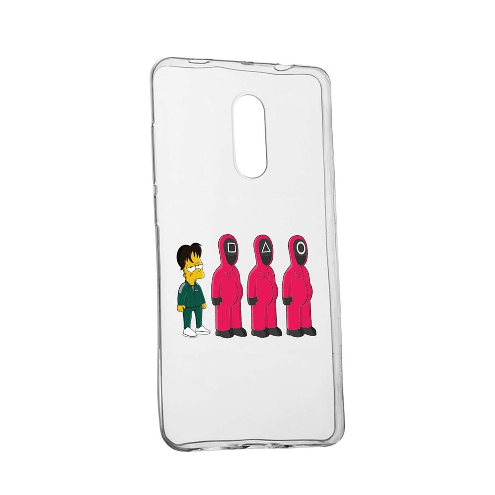 Husa Silicon Compatibila Cu LG X Power 3, Squid Game - Simpson, rezistenta la uzura, anti-alunecare, 842