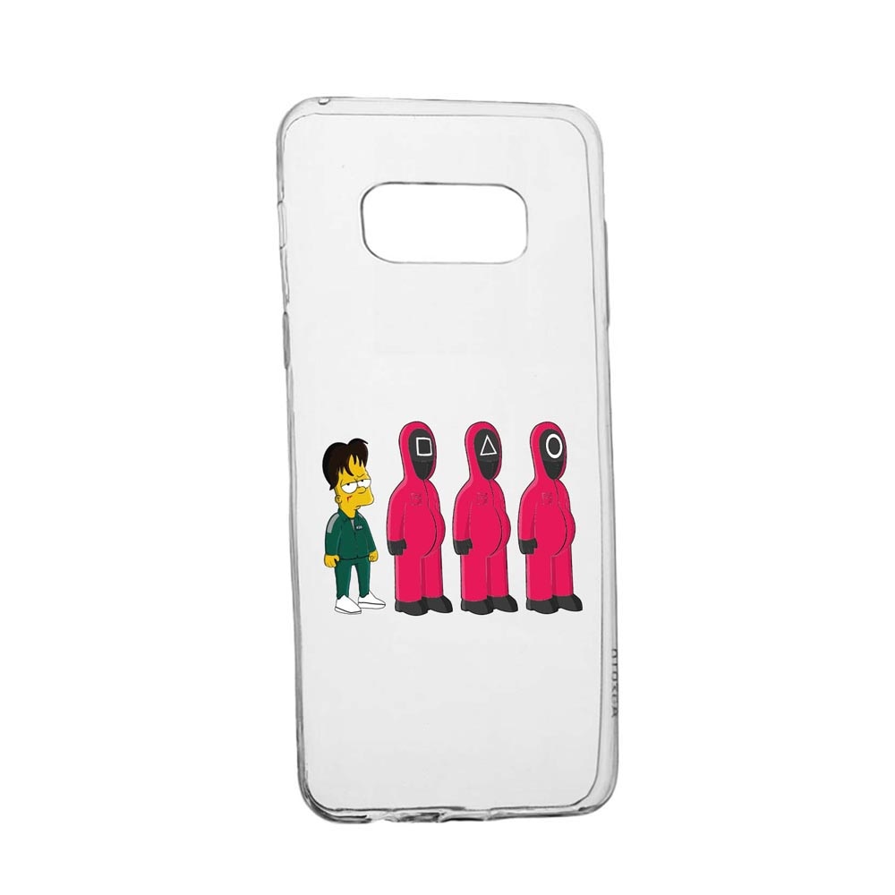 Husa Silicon Compatibila Cu Samsung Galaxy S8 Plus, Squid Game - Simpson, rezistenta la uzura, anti-alunecare, 842