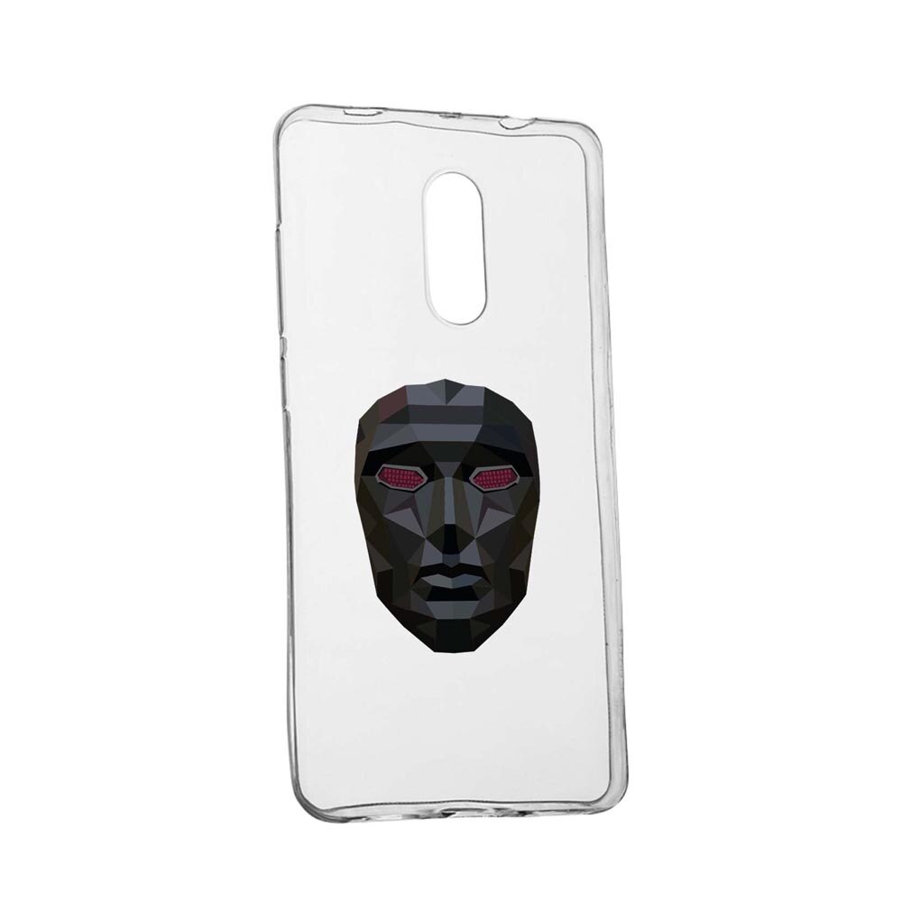 Husa Silicon Compatibila Cu Alcatel 3L (2019), Squid Game Mask Front Man, rezistenta la uzura, anti-alunecare, 844