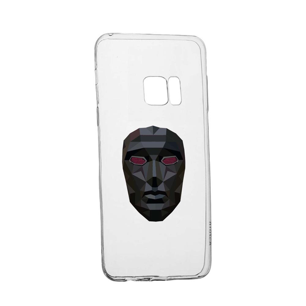 Husa Silicon Compatibila Cu Samsung Galaxy S7, Squid Game Mask Front Man, rezistenta la uzura, anti-alunecare, 844