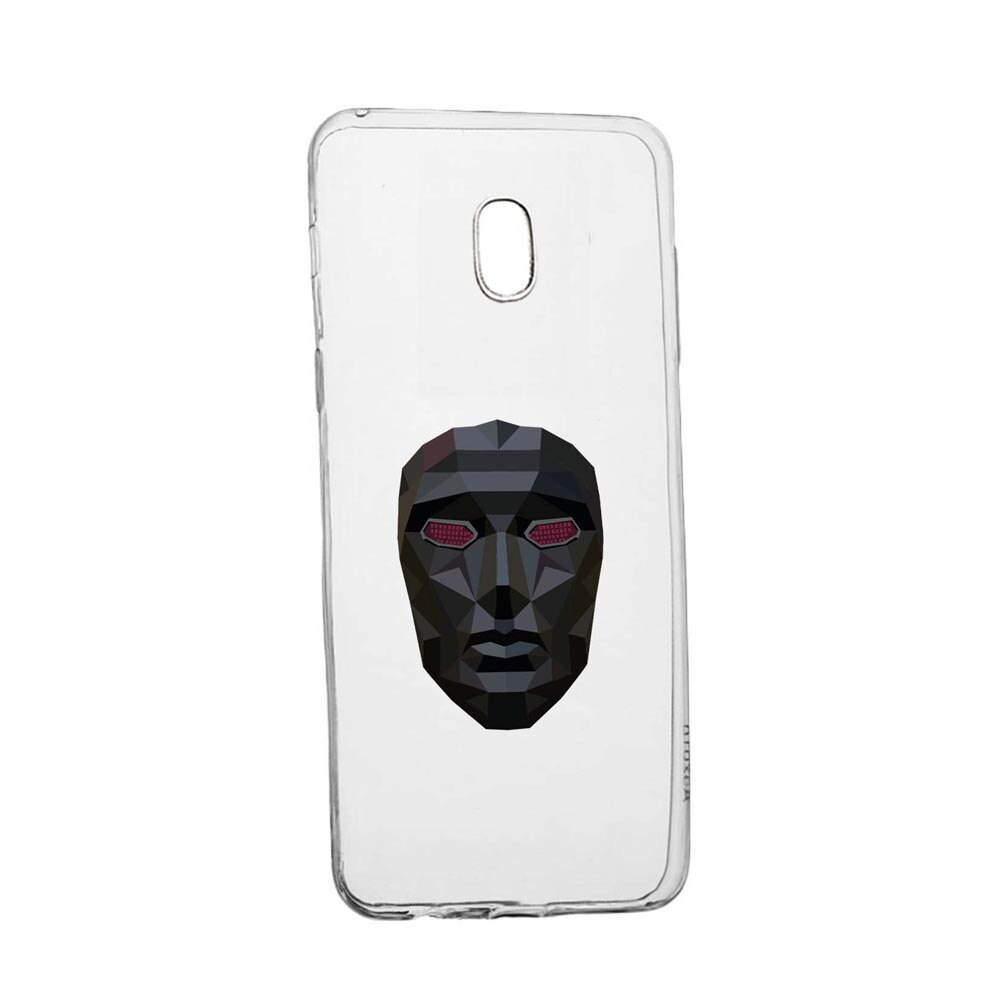 Husa Silicon Compatibila Cu Samsung Galaxy J3 2017, Squid Game Mask Front Man, rezistenta la uzura, anti-alunecare, 844