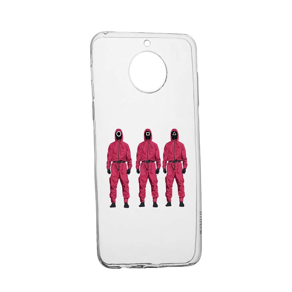 Husa Silicon Compatibila Cu Xiaomi Redmi Note 9 Pro 5G, Squid Game - Soldier Mask, rezistenta la uzura, anti-alunecare, 845