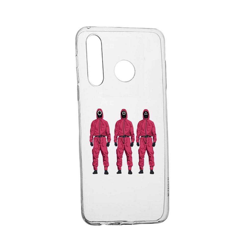 Husa Silicon Compatibila Cu Samsung Galaxy A9 2018, Squid Game - Soldier Mask, rezistenta la uzura, anti-alunecare, 845